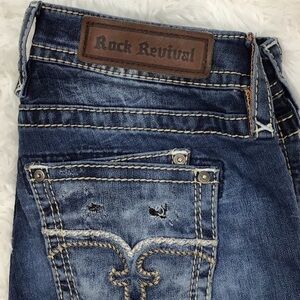 Rock Revival Dalia distressed skinny jeans 27